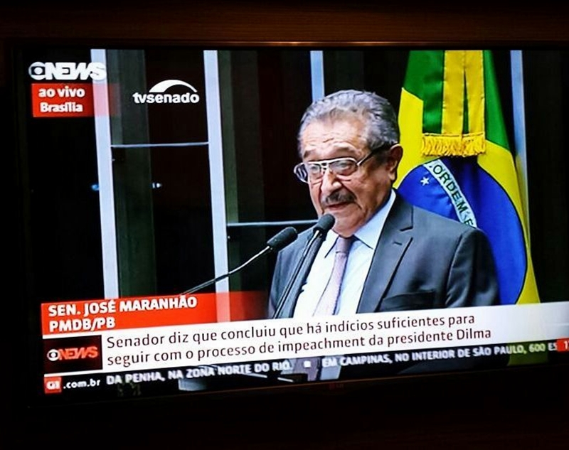 maranhão votação do impeachment tv