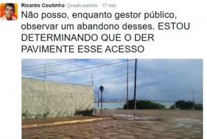 ricardo coutinho twitter estação