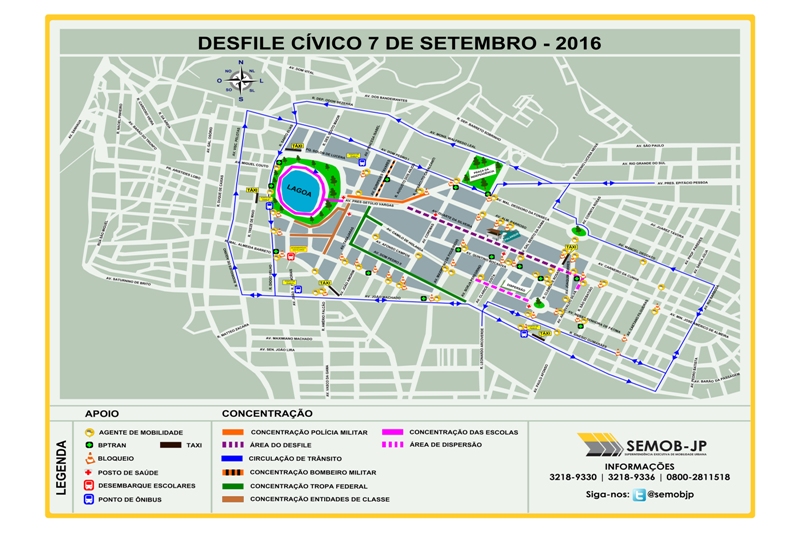 mapa ônibus 7 setembro