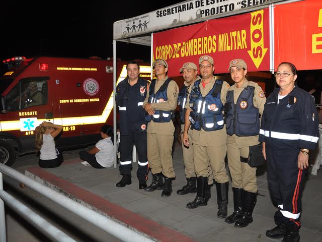 Corpo de Bombeiros realiza operação durante a Romaria da Penha