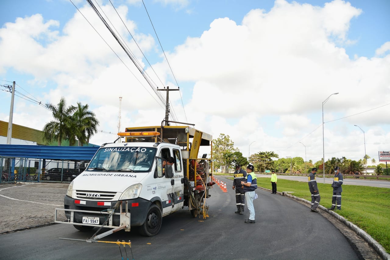 BR-101 ganha via alternativa de fluxo após intervenção do programa Ação Asfalto