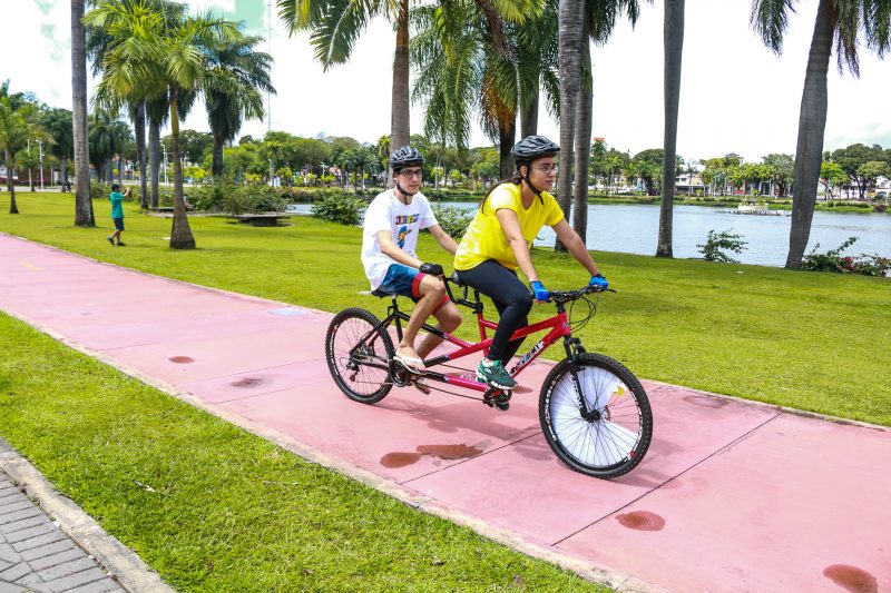 ‘Bike sem barreiras’ realiza primeiro dia de atividades no Parque da Lagoa