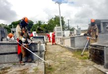 Emlur intensifica serviços de conservação e segue com Operação Finados nos cemitérios