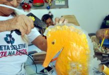 Emlur participa de 2ª Semana Lixo Zero com exposição de peças feitas com materiais recicláveis