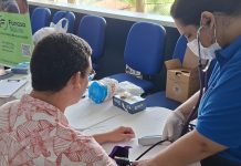 Ação de saúde é realizada pela UFPB com apoio da Funasa Saúde