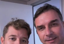 Fábio Lopes e Flávio Bolsonaro se encontram para discutir futuro da Paraíba