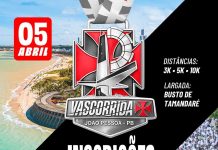 Vascorrida 2026 terá etapa em João Pessoa e promete reunir torcida cruzmaltina na orla da Capital