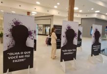 Exposição ‘Por Elas: no Enfrentamento à Violência’ chega ao Mangabeira Shopping com foco na conscientização sobre violência psicológica