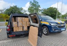 PRF flagra transporte irregular de mercadoria e realiza prisões e apreensões, na Paraíba