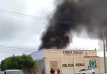 Presos ateia fogo em cadeia pública de cidade do Vale do Piancó