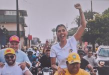 Maria Porto e Mateus Bezerra reúnem multidão em mobilização pelas ruas de Bananeiras